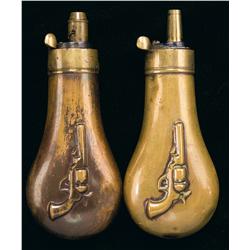 Two Hawksley Pistol Flasks
