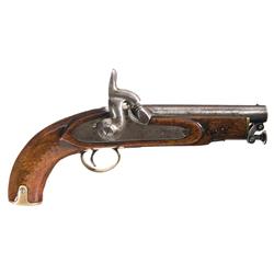 British Tower Percussion Pistol Dated 1863