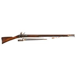 Fine Identified British Brown Bess Flintlock Musket with Bayonet
