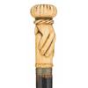 Image 2 : Ivory Topped Swagger Stick with Concealed Dagger