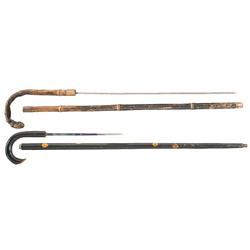 Two Sword Canes
