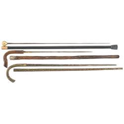 Three Sword Canes