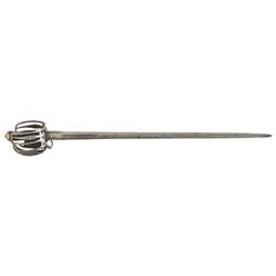 Scottish Andrea Fararra Marked Basket Hilt Broadsword