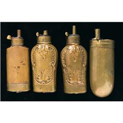 Four Powder Flasks