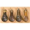 Image 1 : Four Eagle Powder Flasks