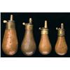 Image 1 : Four Small Powder Flasks