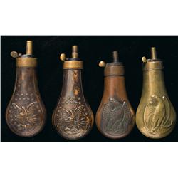 Four Eagle Powder Flasks