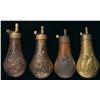 Image 1 : Four Eagle Powder Flasks