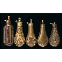Five Powder Flasks