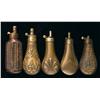 Image 1 : Five Powder Flasks