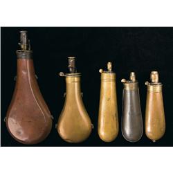 Five Powder Flasks