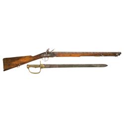 Rigby Flintlock Military Pattern Carbine with Saber Bayonet