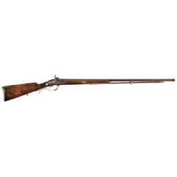 Ornate Stifel and Guildorf Marked Double Barrel Percussion Shotgun