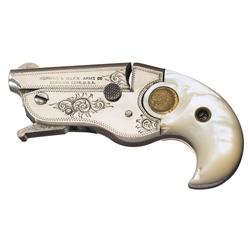 Scarce Hopkins & Allen Vest Pocket Derringer with Pearl Grips