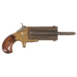 Frank Wesson Large Frame Superposed Double Barrel Pistol with Sliding Dagger