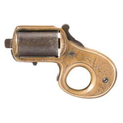 Early James Reid 22 Caliber Knuckle Duster Revolver