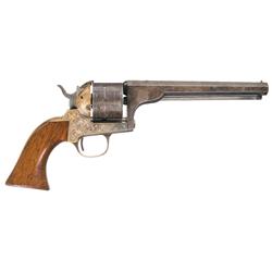 Moore's Patent Firearms Co. Single Action Belt Revolver with Desirable Smith & Wesson Markings