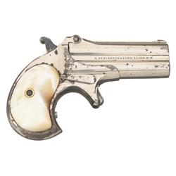 Early Production Remington Over Under Derringer with Pearl Grips