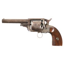 Scarce Whitney Arms Beals Patent "Walking Beam" Ring Trigger Revolver in 31 Caliber