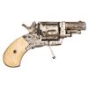 Image 1 : Engraved Belgian Revolver with Ivory Grips