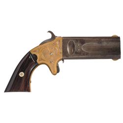 Scarce American Arms Wheeler Patented Double Barrel .22 and .32 Caliber Derringer