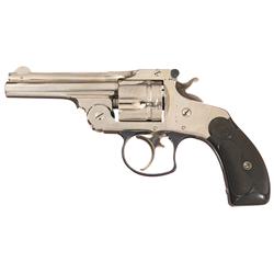 Excellent Smith & Wesson First Model .38 Double Action Revolver with Square-Cut Side Plate