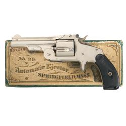 Excellent Smith & Wesson First Model .38 Single Action Baby Russian Revolver with Factory Letter and