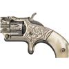 Image 2 : Engraved Smith & Wesson Number One Third Issue Revolver with Pearl Grips