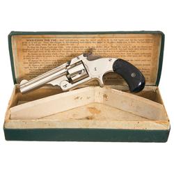 Excellent Smith & Wesson Model One and One Half Revolver with Box