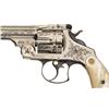 Image 2 : Excellent Factory Engraved Smith & Wesson 44 Double Action Frontier Revolver with Pearl Grips and Fa