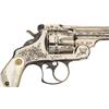 Image 3 : Excellent Factory Engraved Smith & Wesson 44 Double Action Frontier Revolver with Pearl Grips and Fa