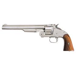 Excellent Smith & Wesson Model 3 Russian 1st Model Single Action Revolver with Factory Letter