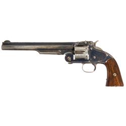 Smith & Wesson Second Model Number Three American Revolver with Factory Letter