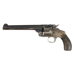 Smith & Wesson Number Three Target Revolver with Scarce Long 8 Inch Barrel