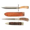 Image 1 : Two Stag Handle Knives with Sheaths