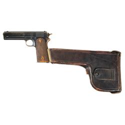 Rare Colt Model 1905 Abercrombie & Fitch Shipped Semi-Automatic Pistol with Colt Leather Covered Com