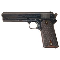Scarce Documented Three Digit Serial Number Colt Model 1905 45 Caliber Semi-Automatic Pistol with Sl