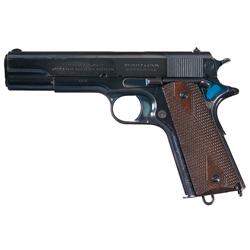Exceptionally Nice First Year Production Colt Government Model Semi-Automatic Pistol with Low Three 