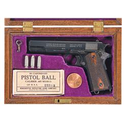 Cased Miniature Colt U.S. Government Model Semi-Automatic Pistol