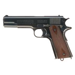 Excellent Colt Government Model Semi-Automatic Pistol with Factory Letter