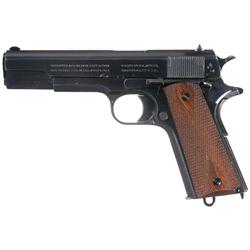 Excellent WWII Production Colt Government Model .45 Semi-Automatic Pistol