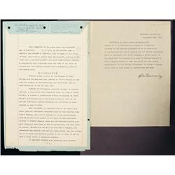 Two Historical Model 1911 Licensing and Royalty Documents