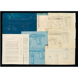Original Patent Drawings and Petition for Colt Model 1900