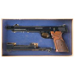 Smith & Wesson Model 41 Semi-Automatic Pistol with Box and Extra Barrel