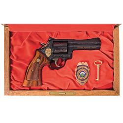 Smith & Wesson Model 586 Kansas Highway Patrol 50th Anniversary Revolver with Case