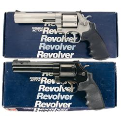 Two Smith & Wesson Double Action Revolvers -A) Smith & Wesson Model 629-1 Classic Hunter Revolver wi