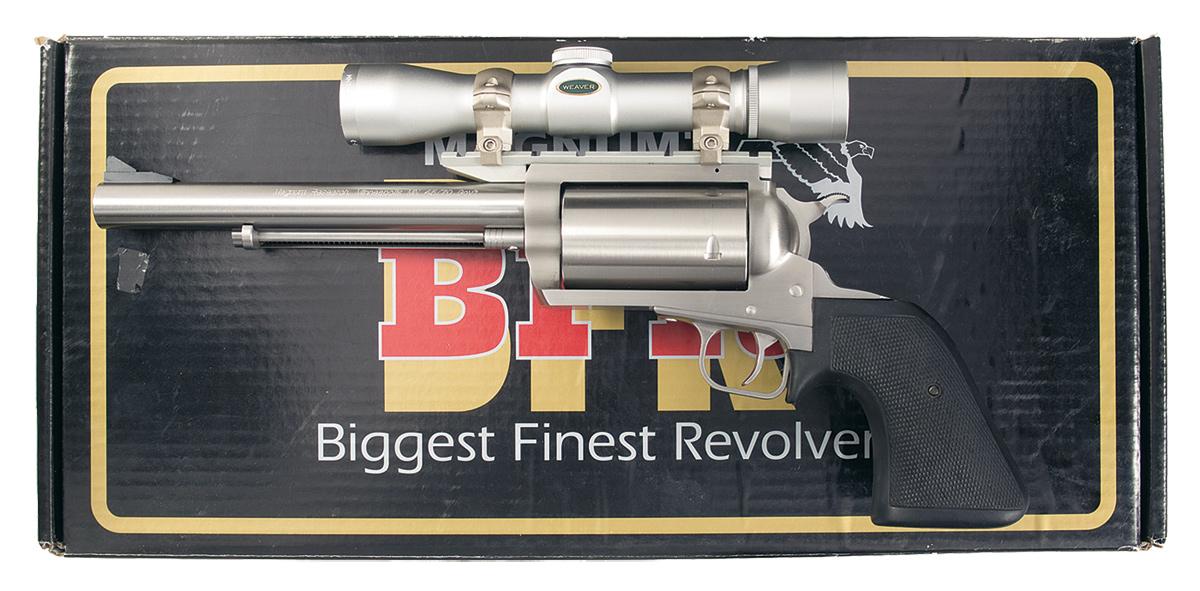 Magnum Research BFR Single Action Revolver with Scope in 4570 Caliber