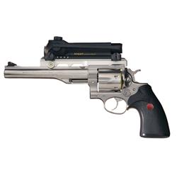 Ruger/Aimpoint Hunters Redhawk Limited Edition Double Action Revolver with Red Dot Sight, Holster, B