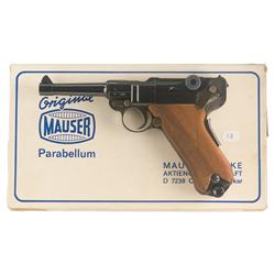 Mauser Luger Semi Automatic Pistol with Box