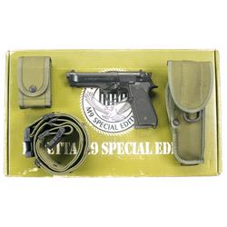 Beretta M9 Limited Edition Semi-Automatic Pistol with Box and Belt Rig